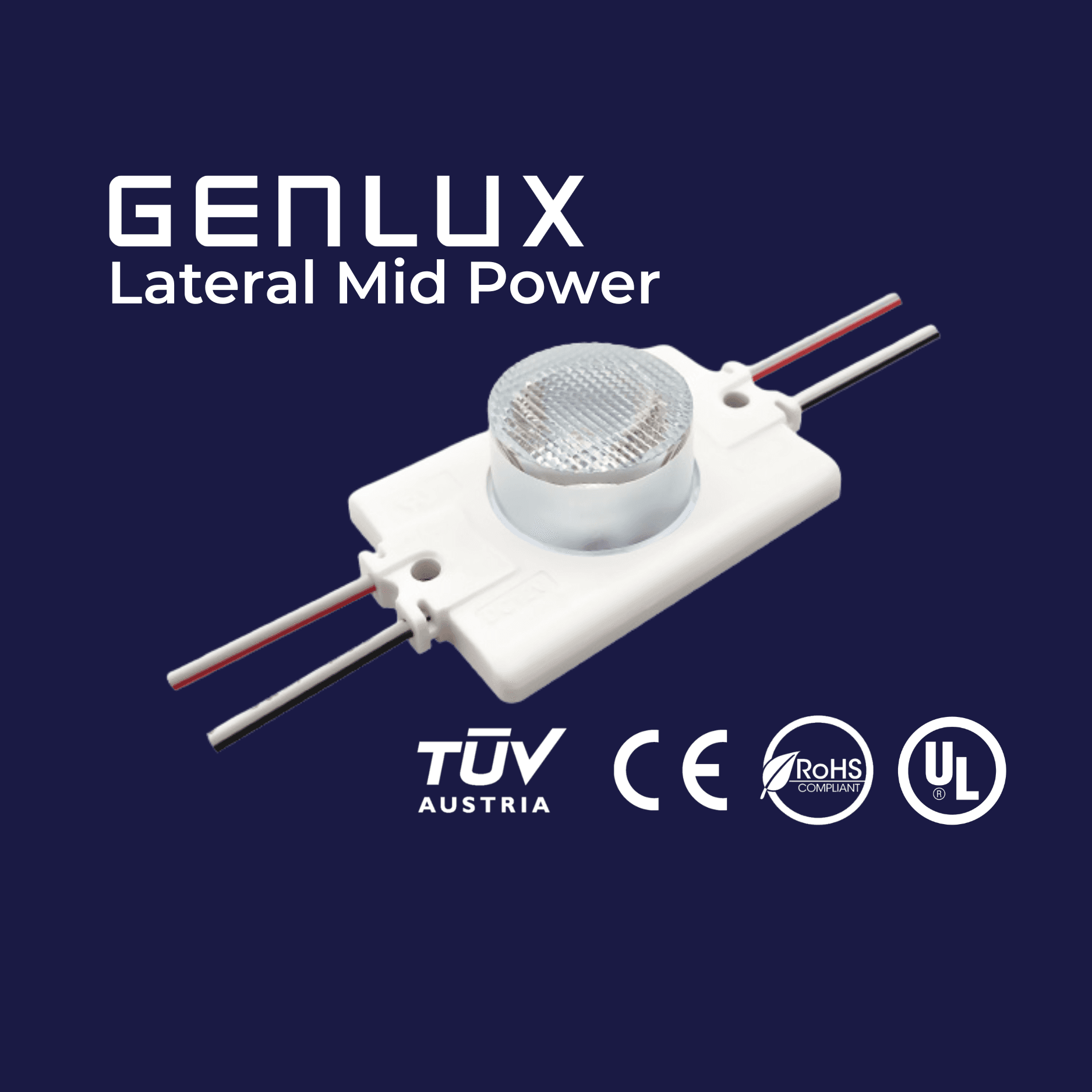 Módulo LED Genlux Lateral Mid Power (ML01-MP)