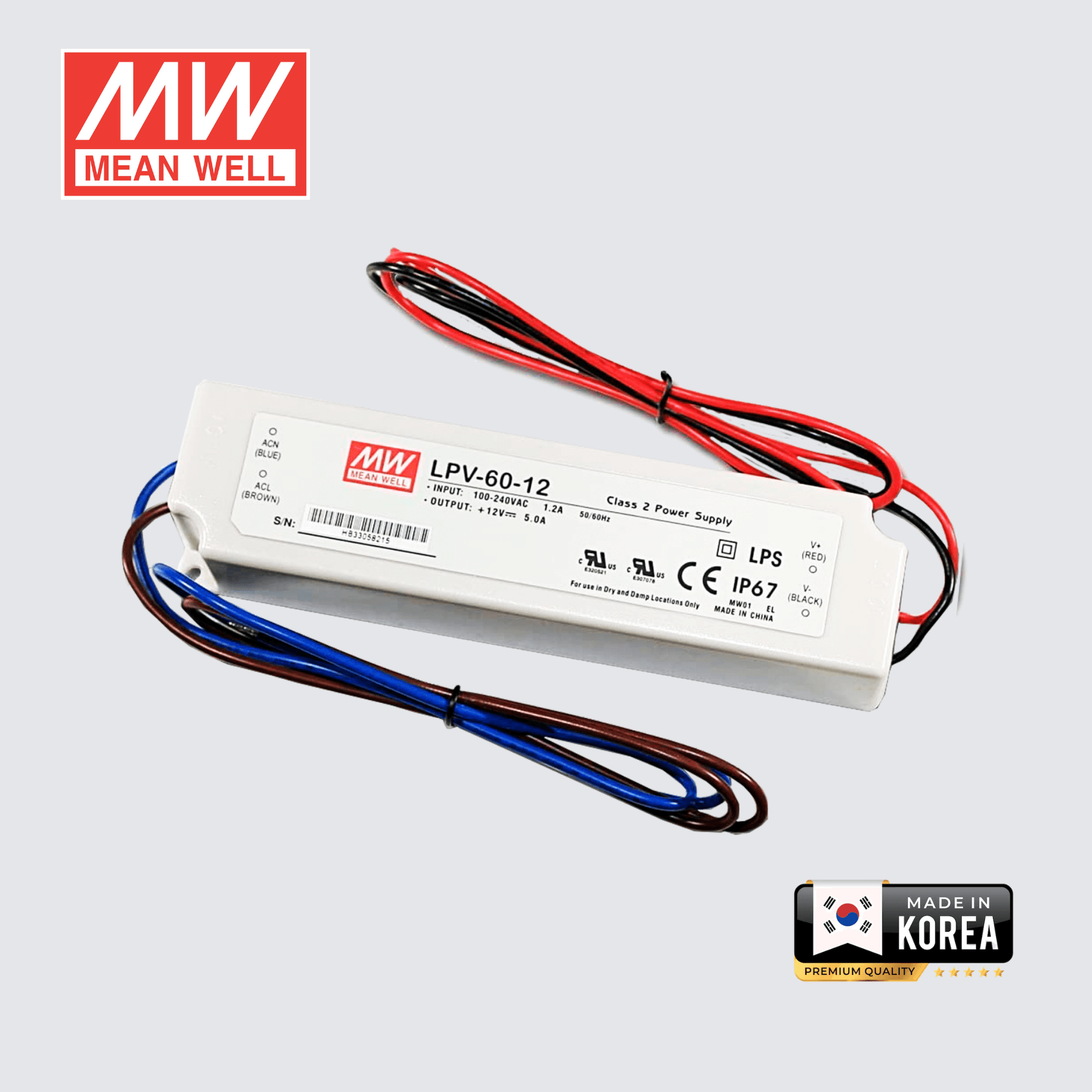 MeanWell 60W (LPV-60-12)